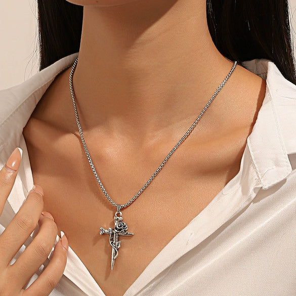 Wholesale Alloy Heart Shape Pendant Necklace For Women With Electroplating And Ins Style