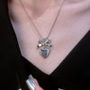 Wholesale Alloy Heart Shape Pendant Necklace For Women With Electroplating And Ins Style