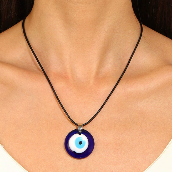 Wholesale Alloy Heart Shape Pendant Necklace With Thread Rope Chain And Electroplating Treatment