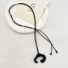 Wholesale Alloy Heart Shape Women's Simple Long Clavicle Necklace