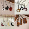 Wholesale Alloy Heart Shape Women's Simple Long Clavicle Necklace
