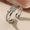 Wholesale Alloy Heart Shaped Electroplated Ring For Women And Unisex