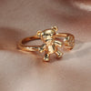 Wholesale Alloy Heart Shaped Electroplated Ring For Women And Unisex