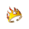 Wholesale Alloy Heart Shaped Electroplated Ring For Women And Unisex