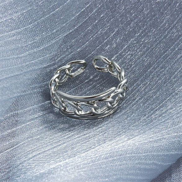 Wholesale Alloy Heart Shaped Electroplated Ring For Women And Unisex