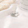 Wholesale Alloy Heart Shaped Electroplated Ring For Women And Unisex