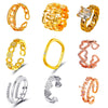 Wholesale Alloy Heart Shaped Electroplated Ring For Women And Unisex