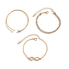 Wholesale Alloy Heart Shaped Geometric Rhinestone Micro Inlaid Diamond Bracelet For Women