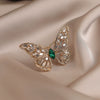 Wholesale Alloy Hollow Butterfly Brooch Electroplated Highend Light Luxury Retro Minimalist Women's Suit Pin