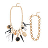 Wholesale Alloy Imitation Pearl Necklace With Animal And Zodiac Shapes And Geometric Patterns Electroplated For Women