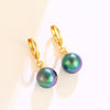 Wholesale Alloy Imitation Pearl Retro Geometric Earrings For Women With Electroplating