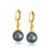 Wholesale Alloy Imitation Pearl Retro Geometric Earrings For Women With Electroplating