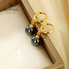 Wholesale Alloy Imitation Pearl Retro Geometric Earrings For Women With Electroplating