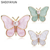 Wholesale Alloy Imitation Shell Butterfly Pearl Brooch With Wheat Ears Pattern For Women