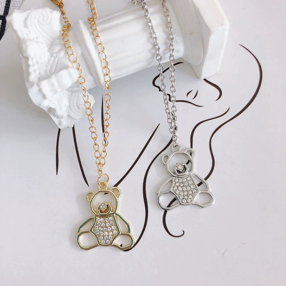 Wholesale Alloy Inlaid Jewelry Accessories With Bear And Rabbit Shapes For Earrings And Necklace
