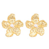 Wholesale Alloy Inlaid Pearl Flower Earrings For Women