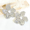 Wholesale Alloy Inlaid Pearl Flower Earrings For Women