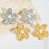 Wholesale Alloy Inlaid Pearl Flower Earrings For Women
