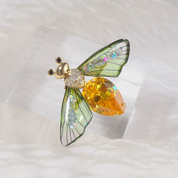 Wholesale Alloy Insect Pattern Electroplated Pin Brooch Natural Animal Style