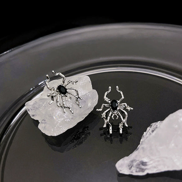 Wholesale Alloy Insects Inspired Electroplated Spider Ear Clip Earrings