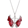 Wholesale Alloy Insects Style Electroplating Butterfly Necklace For Women