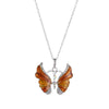 Wholesale Alloy Insects Style Electroplating Butterfly Necklace For Women