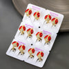 Wholesale Alloy Insectshaped Niche Design Electroplated Earrings