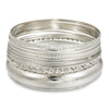 Wholesale Alloy Iron Geometric Style Electroplated Stacked Unisex Bracelet