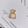 Wholesale Alloy Jewelry Accessories Electroplated With Small Bear Robot Shapes For Earrings And Necklace