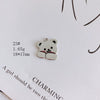Wholesale Alloy Jewelry Accessories Electroplated With Small Bear Robot Shapes For Earrings And Necklace