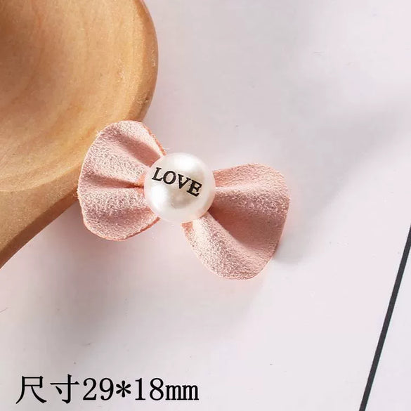 Wholesale Alloy Jewelry Accessories Fashion Bow Headwear And Cute Rabbit Phone Case Accessories With Electroplating