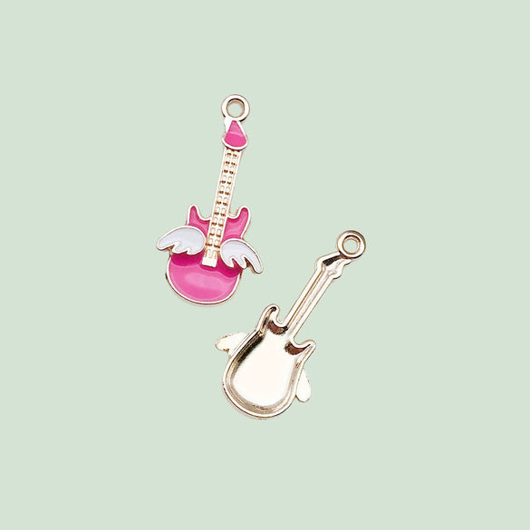 Wholesale Alloy Jewelry Accessories Rose Drop Oil Totem Pendant Key Chain Mobile Phone Chain Diy Handmade