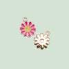 Wholesale Alloy Jewelry Accessories Rose Drop Oil Totem Pendant Key Chain Mobile Phone Chain Diy Handmade