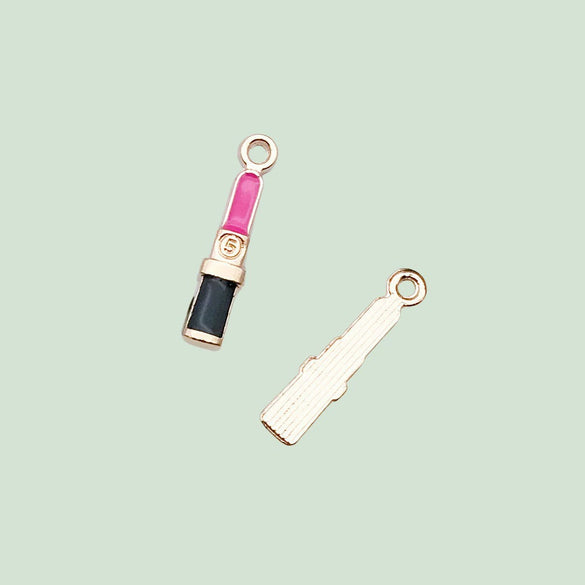 Wholesale Alloy Jewelry Accessories Rose Drop Oil Totem Pendant Key Chain Mobile Phone Chain Diy Handmade