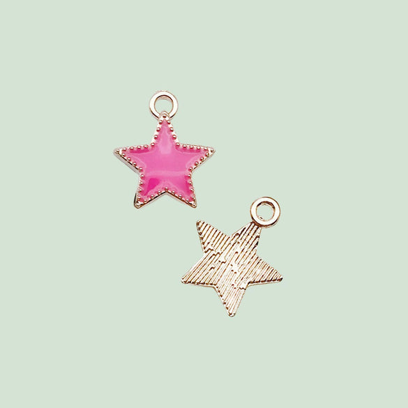 Wholesale Alloy Jewelry Accessories Rose Drop Oil Totem Pendant Key Chain Mobile Phone Chain Diy Handmade