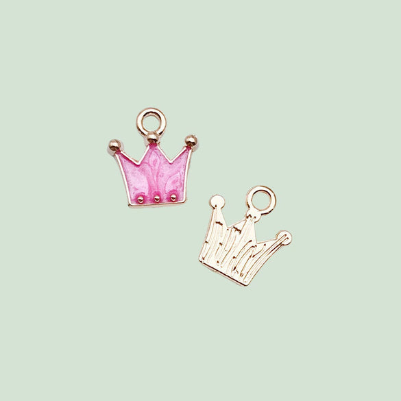 Wholesale Alloy Jewelry Accessories Rose Drop Oil Totem Pendant Key Chain Mobile Phone Chain Diy Handmade