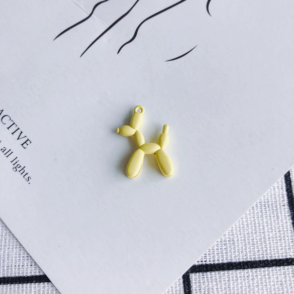 Wholesale Alloy Jewelry Accessories Spray Painted Abstract Puppy Earrings Pendant