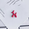 Wholesale Alloy Jewelry Accessories Spray Painted Abstract Puppy Earrings Pendant