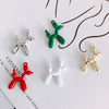 Wholesale Alloy Jewelry Accessories Spray Painted Abstract Puppy Earrings Pendant