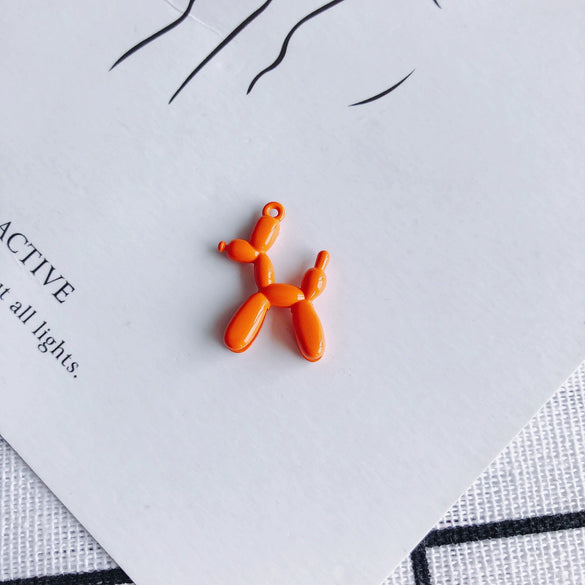 Wholesale Alloy Jewelry Accessories Spray Painted Abstract Puppy Earrings Pendant