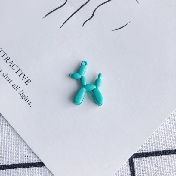 Wholesale Alloy Jewelry Accessories Spray Painted Abstract Puppy Earrings Pendant