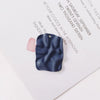 Wholesale Alloy Jewelry Accessories With Baking Paint Wave Surface And Irregular Rectangular Pendant