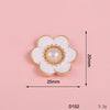 Wholesale Alloy Jewelry Accessories With Flower Pattern And Electroplating Treatment For Mobile Phone Shell Stick Drill Five Petal Flower And Snowflake Design