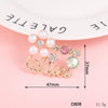Wholesale Alloy Jewelry Accessories With Flower Pattern And Electroplating Treatment For Mobile Phone Shell Stick Drill Five Petal Flower And Snowflake Design
