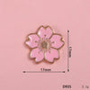 Wholesale Alloy Jewelry Accessories With Flower Pattern And Electroplating Treatment For Mobile Phone Shell Stick Drill Five Petal Flower And Snowflake Design
