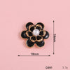 Wholesale Alloy Jewelry Accessories With Flower Pattern And Electroplating Treatment For Mobile Phone Shell Stick Drill Five Petal Flower And Snowflake Design