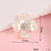 Wholesale Alloy Jewelry Accessories With Flower Pattern And Electroplating Treatment For Mobile Phone Shell Stick Drill Five Petal Flower And Snowflake Design