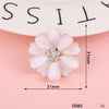 Wholesale Alloy Jewelry Accessories With Flower Pattern And Electroplating Treatment For Mobile Phone Shell Stick Drill Five Petal Flower And Snowflake Design
