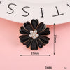 Wholesale Alloy Jewelry Accessories With Flower Pattern And Electroplating Treatment For Mobile Phone Shell Stick Drill Five Petal Flower And Snowflake Design