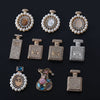 Wholesale Alloy Jewelry Accessories With Perfume Bottle Pattern And Electroplating Design